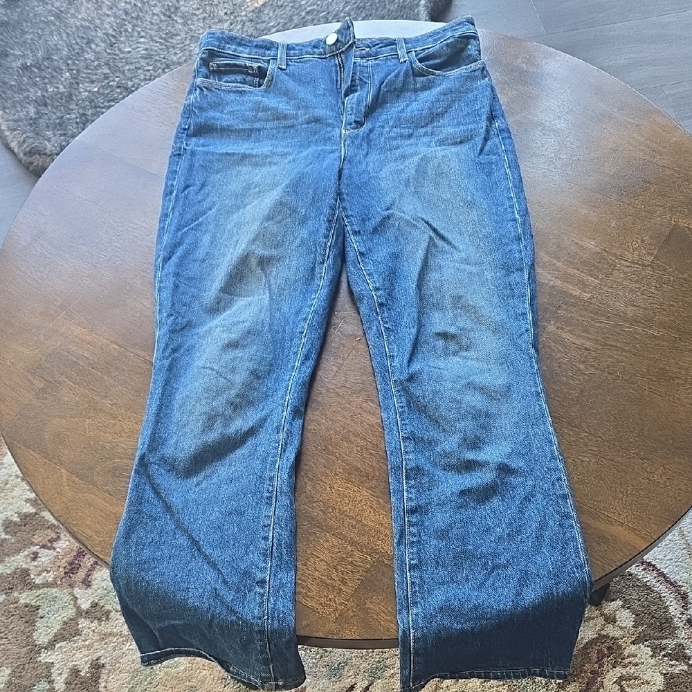 L'AGENCE Dark Blue Flare Jeans